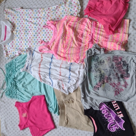 Girls LARGE Summer Lot ☀️ 9 Items! - Picture 1 of 11
